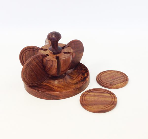 Wooden Table Mats with Stand